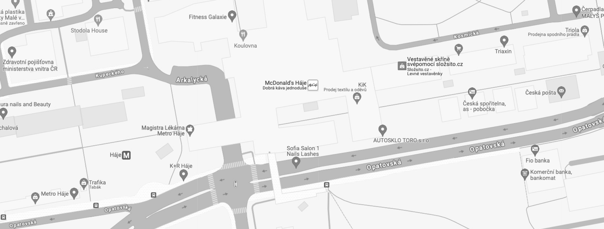 SOFIA - mapa